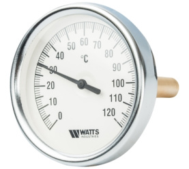 Термометр биметаллический с погружной гильзой 80 мм F+R801(T) 80100 Watts 10005950(03.02.100) в Орле 1