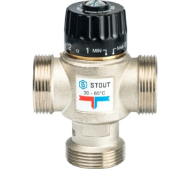 Термостатический смесительный клапан для систем отопления и ГВС 1 1/4 НР 30-65° STOUT SVM-0025-356532 в Орле 1