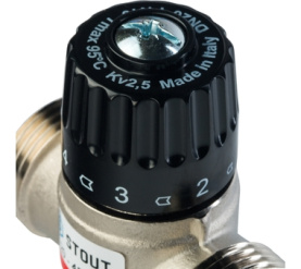 Термостатический смесительный клапан для систем отопления и ГВС 1 НР 20-43° STOUT SVM-0020-254325 в Орле 4