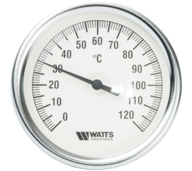 Термометр биметаллический с погружной гильзой 80 мм F+R801(T) 80100 Watts 10005950(03.02.100) в Орле 0