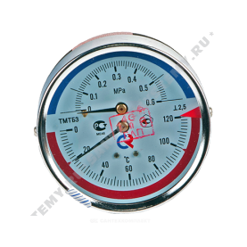 Термоманометр Росма ТМТБо 120С 0-0,6 Мпа Дк 80 осевой в Орле 3