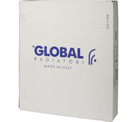 Радиатор биметаллический боковое подключение (белый RAL 9010) Global STYLE PLUS 500 8 секций в Орле 9