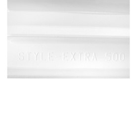 Радиатор биметаллический боковое подключение (белый RAL 9010) Global STYLE EXTRA 500 14 секций в Орле 9